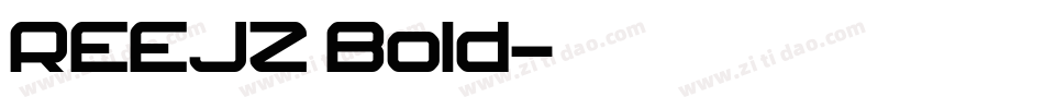 REEJZ Bold字体转换